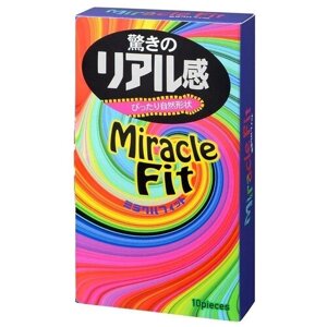 Презервативы Sagami Xtreme Miracle Fit латексные, 10 шт.