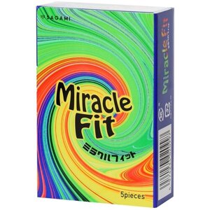 Презервативы Sagami Xtreme Miracle Fit латексные, 5 шт.
