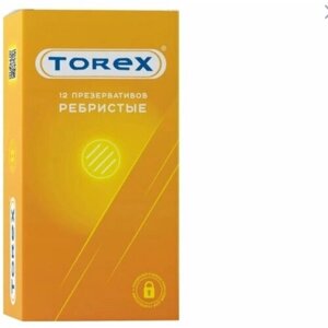 Презервативы TOREX "Ребристые", 12 шт.