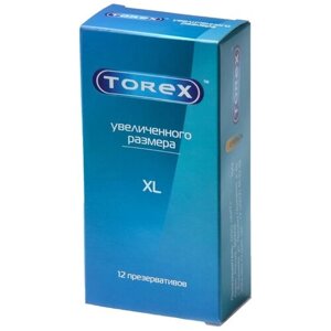 Презервативы TOREX Увеличенного размера, 12 шт.
