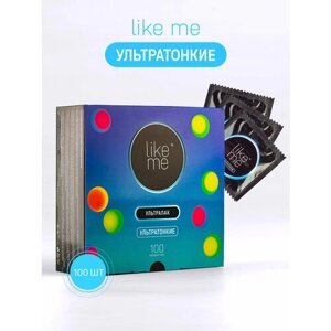 Презервативы ультратонкие Like Me, 100 шт.