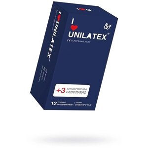 Презервативы Unilatex Extra Strong гладкие №12
