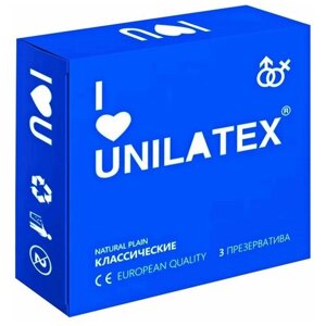 Презервативы Unilatex Natural Plain, 3 шт.