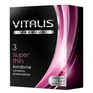 Презервативы VITALIS Super Thin, 3 шт.