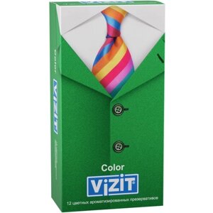 Презервативы Vizit Color, 12 шт.