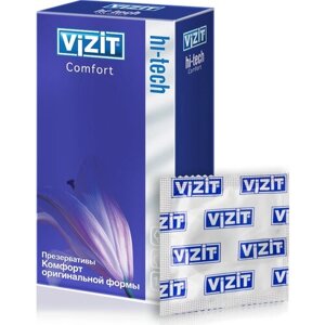 Презервативы Vizit Hi-Tech Comfort, 12 шт.