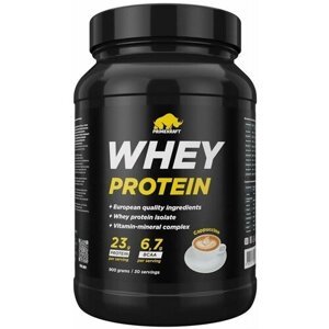Prime Kraft Whey Protein (900г) банка Клубника-банан
