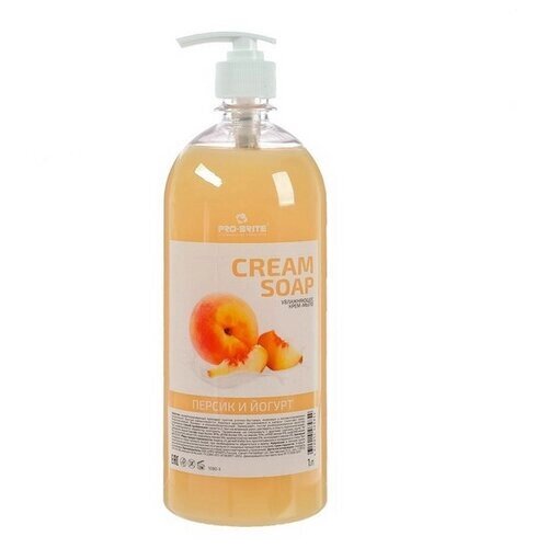 Pro-Brite Крем-мыло жидкое Cream Soap Персик и йогурт, 1 кг