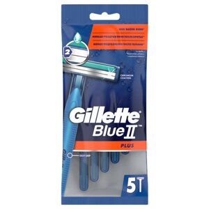 Procter&Gamble Бритвы одноразовые Gillette BlueII Plus 5 шт