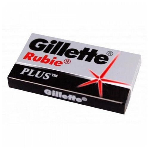 Procter&Gamble Лезвия сменные Gillette Rubie для безопасных бритв 5 шт