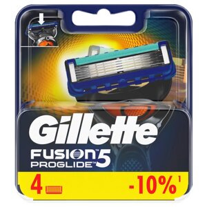 Procter&Gamble Сменные кассеты для бритья Gillette Fusion5 ProGlide 4 шт
