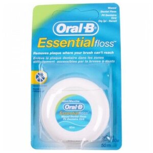 Procter&Gamble Зубная нить Oral-B Essential floss Мятная 50 м