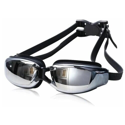 Профессиональные незапотевающие удобные очки для плавания при близорукости (с диоптриями -3.5)