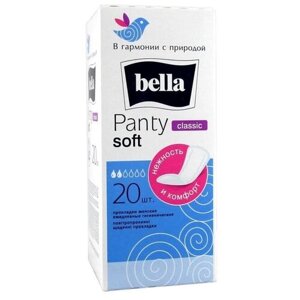 Прокладка BELLA ежедневн. Panty Classic soft 20шт. BE021RN20099 синяя короб. 30