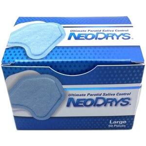 Прокладки абсорбирующие стоматологические для впитывания слюны Драй Типсы "Neo Drys" Large 50 Шт. Microcopy 78092