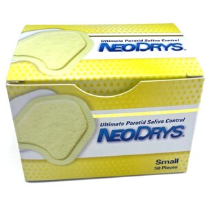 Прокладки абсорбирующие стоматологические для впитывания слюны Драй Типсы "Neo Drys" Small 50 Шт. Microcopy 78091