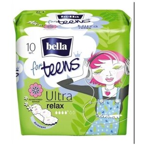Прокладки Bella for teens Ultra relax супертонкие 10шт 5900516302375