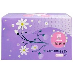 Прокладки ежедневные HOSHI Chamomile Dry (150мм), 40шт