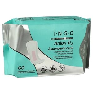 Прокладки ежедневные «INSO» Anion O2, 60 шт