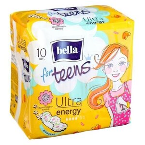 Прокладки супертонкие Bella forTeens Energy Deo 10 шт.