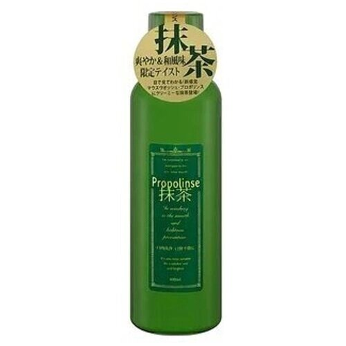 Propolinse Matcha Ополаскиватель для полости рта, с индикацией загрязнения, со вкусом чая матча, 600мл.