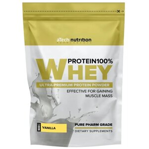 Протеин aTech Nutrition Whey Protein 100% Special Series, 900 гр. ваниль)