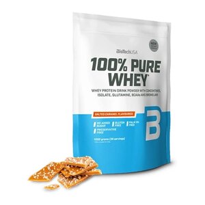 Протеин BioTechUSA 100% Pure Whey, 1000 гр., соленая карамель