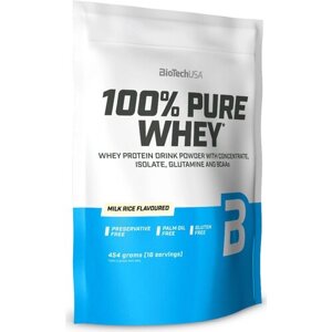 Протеин BioTechUSA 100% Pure Whey, 454 гр., рисовый пудинг