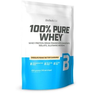 Протеин BioTechUSA 100% Pure Whey, 454 гр., шоколад с арахисовым маслом
