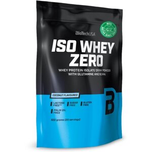 Протеин BioTechUSA Iso Whey Zero, 500 гр., кокос