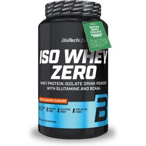 Протеин BioTechUSA Iso Whey Zero, 908 гр., соленая карамель