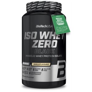 Протеин BioTechUSA Iso Whey Zero Black, 908 гр., ваниль