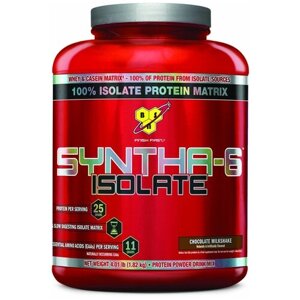 Протеин BSN Syntha-6 Isolate, 1820 гр., шоколадный молочный коктейль