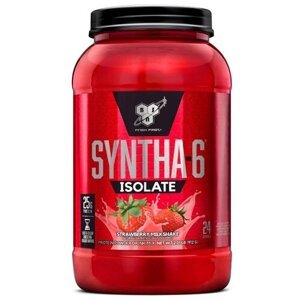 Протеин BSN Syntha-6 Isolate, 912 гр., клубничный коктейль