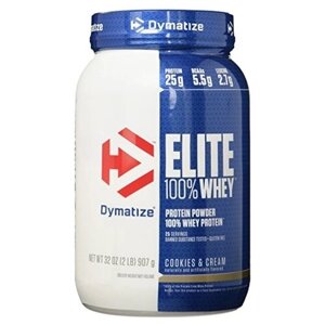 Протеин Dymatize Elite 100% Whey Protein, 907 гр., печенье и крем