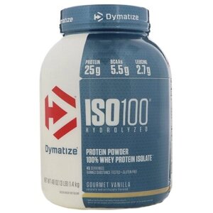 Протеин Dymatize ISO-100, 1362 гр., ваниль