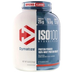 Протеин Dymatize ISO-100, 2300 гр., клубника