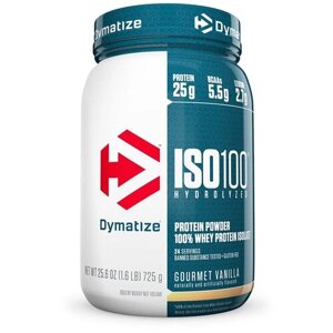 Протеин Dymatize ISO-100, 744 гр., ваниль