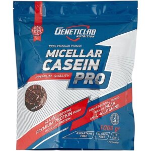 Протеин Geneticlab Nutrition Casein Pro, 1000 гр., шоколад