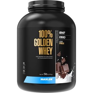 Протеин Maxler 100% Golden Whey New, 2270 гр., насыщенный шоколад