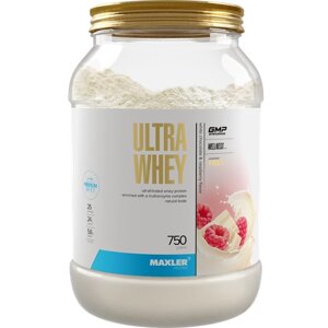 Протеин Maxler Ultra Whey, 750 гр., белый шоколад с малиной