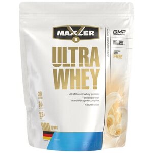Протеин Maxler Ultra Whey, 900 гр., банановый коктейль