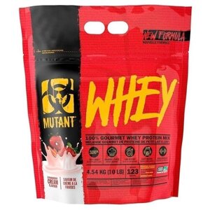 Протеин Mutant Whey, 4540 гр., клубника-крем