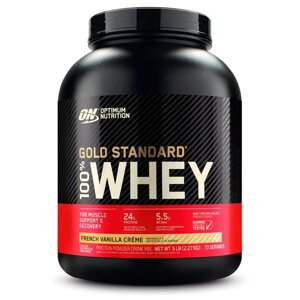 Протеин Optimum Nutrition 100% Whey Gold Standard, 2270 гр., французский ванильный крем