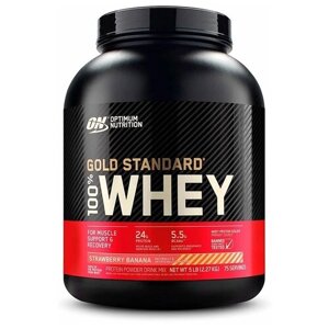 Протеин Optimum Nutrition 100% Whey Gold Standard, 2270 гр., клубника-банан