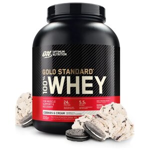 Протеин Optimum Nutrition 100% Whey Gold Standard, 2353 гр., печенье и крем