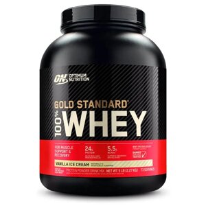 Протеин Optimum Nutrition 100% Whey Gold Standard, 2353 гр., ванильное мороженое