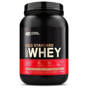 Протеин Optimum Nutrition 100% Whey Gold Standard, 909 гр., мокко-капучино