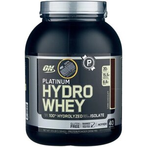 Протеин Optimum Nutrition Platinum Hydro Whey, 1590 гр., шоколад