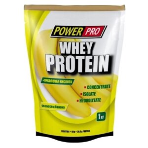 Протеин Power Pro Whey Protein, 1000 гр., банан
